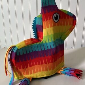 Festive fabric piñata hat